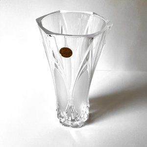 Vintage 24% Lead Cut Crystal Vase, Cristal d'Arques, Chatelet, France- Circa1970